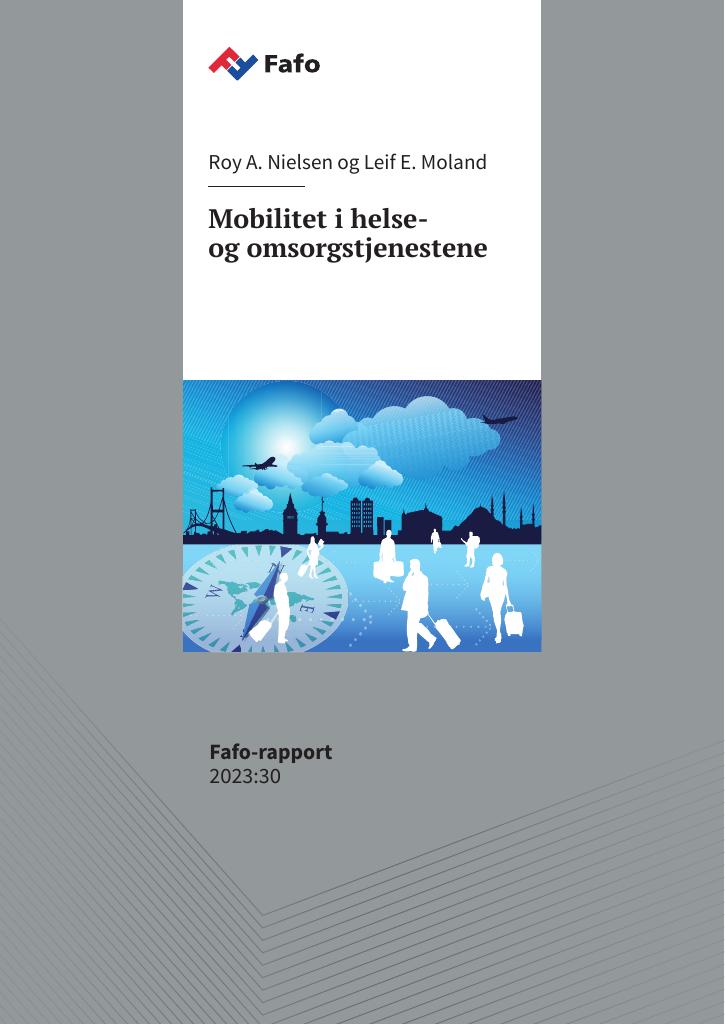 Forsiden av dokumentet Mobilitet i helse og omsorgstjenestene