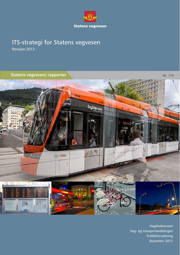 Forsiden av dokumentet ITS-strategi for Statens vegvesen : Revisjon 2012