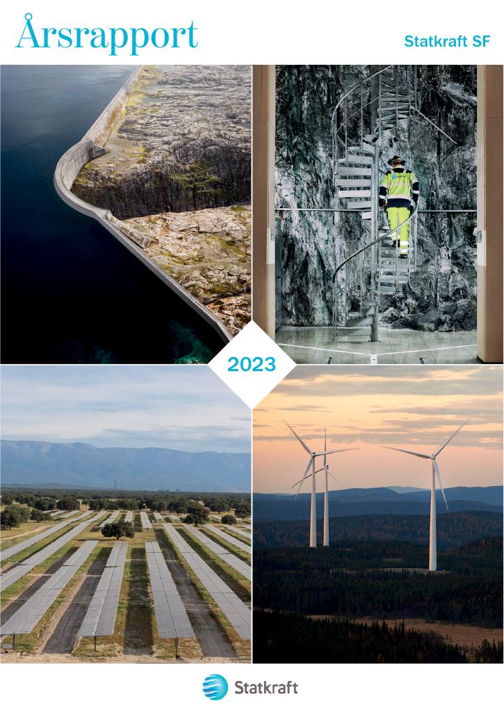 Forsiden av dokumentet Årsrapport Statkraft SF 2023