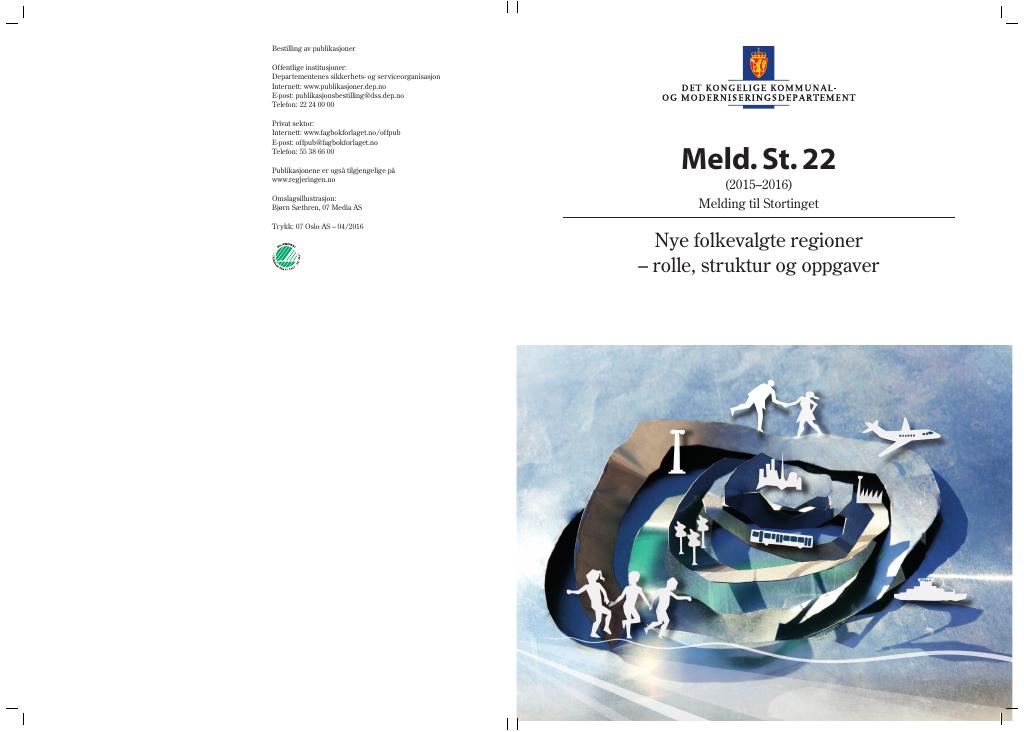 Forsiden av dokumentet Meld. St. 22 (2015–2016)