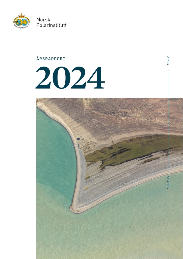 Forsiden av dokumentet Årsrapport Norsk Polarinstitutt 2024