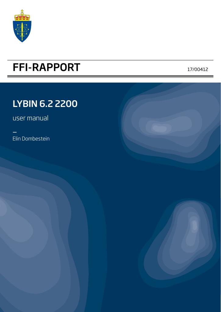 Forsiden av dokumentet LYBIN 6.2 2200 - user manual