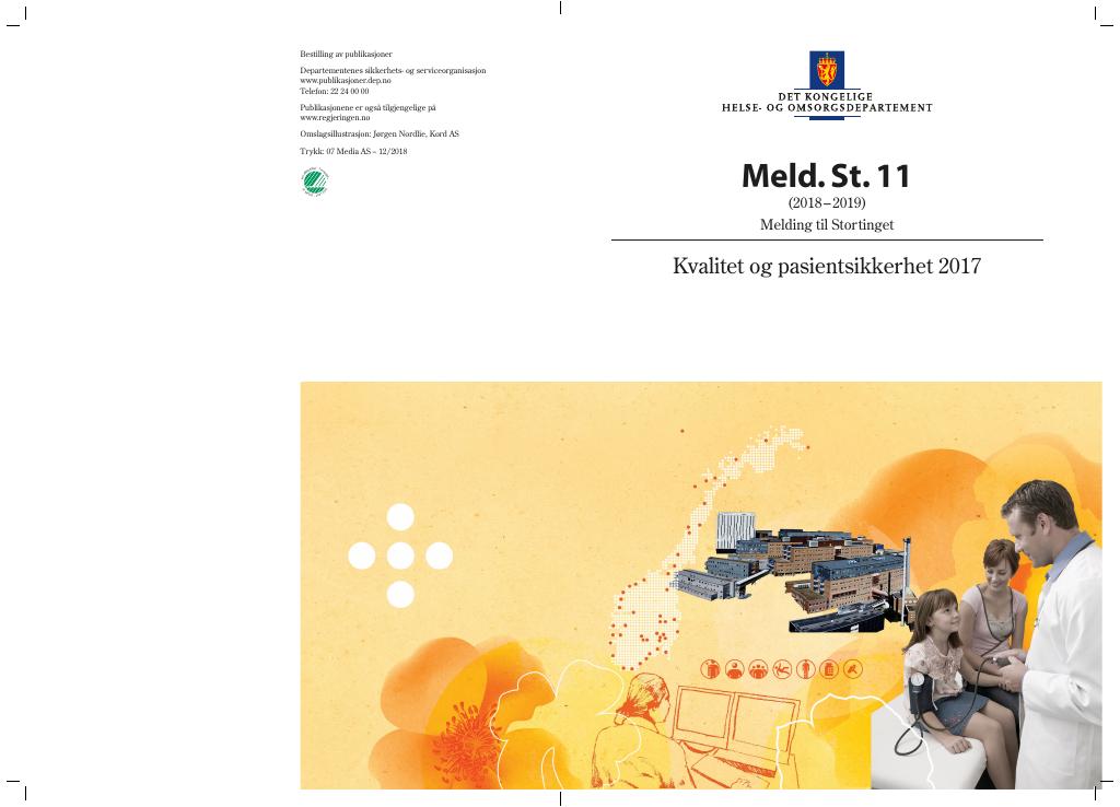 Forsiden av dokumentet Meld. St. 11 (2018–2019)