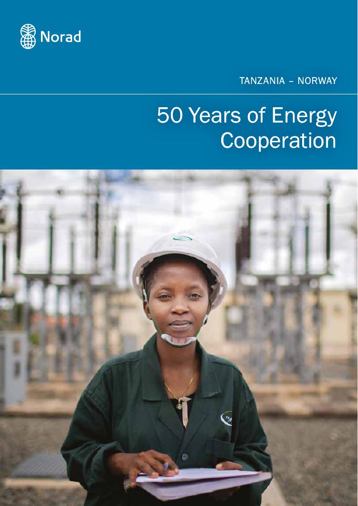 Forsiden av dokumentet 50 Years of Energy Cooperation: Tanzania – Norway