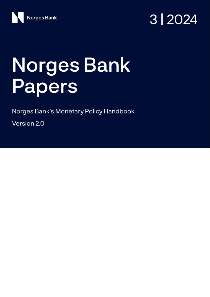Forsiden av dokumentet Norges Bank’s Monetary Policy Handbook