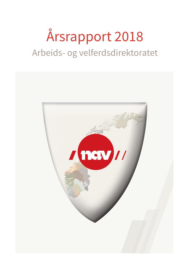 Forsiden av dokumentet Årsrapport Arbeids- og velferdsdirektoratet 2018