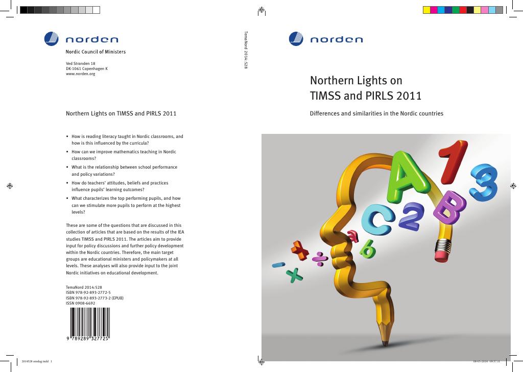 Forsiden av dokumentet Northern Lights on TIMSS and PIRLS 2011