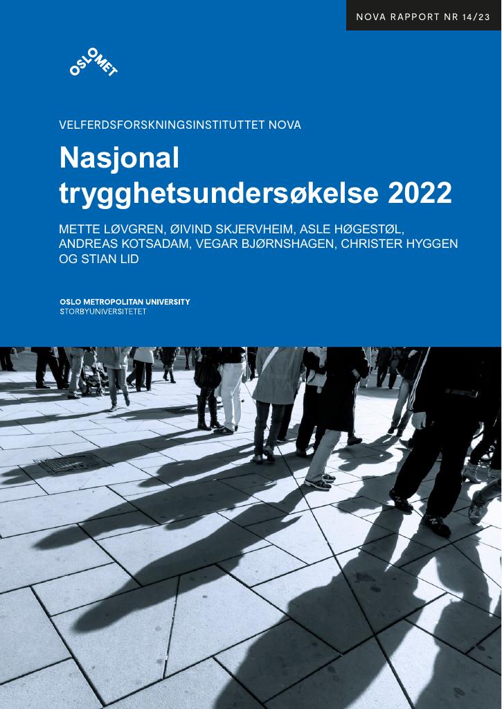 Forsiden av dokumentet Nasjonal trygghetsundersøkelse 2022