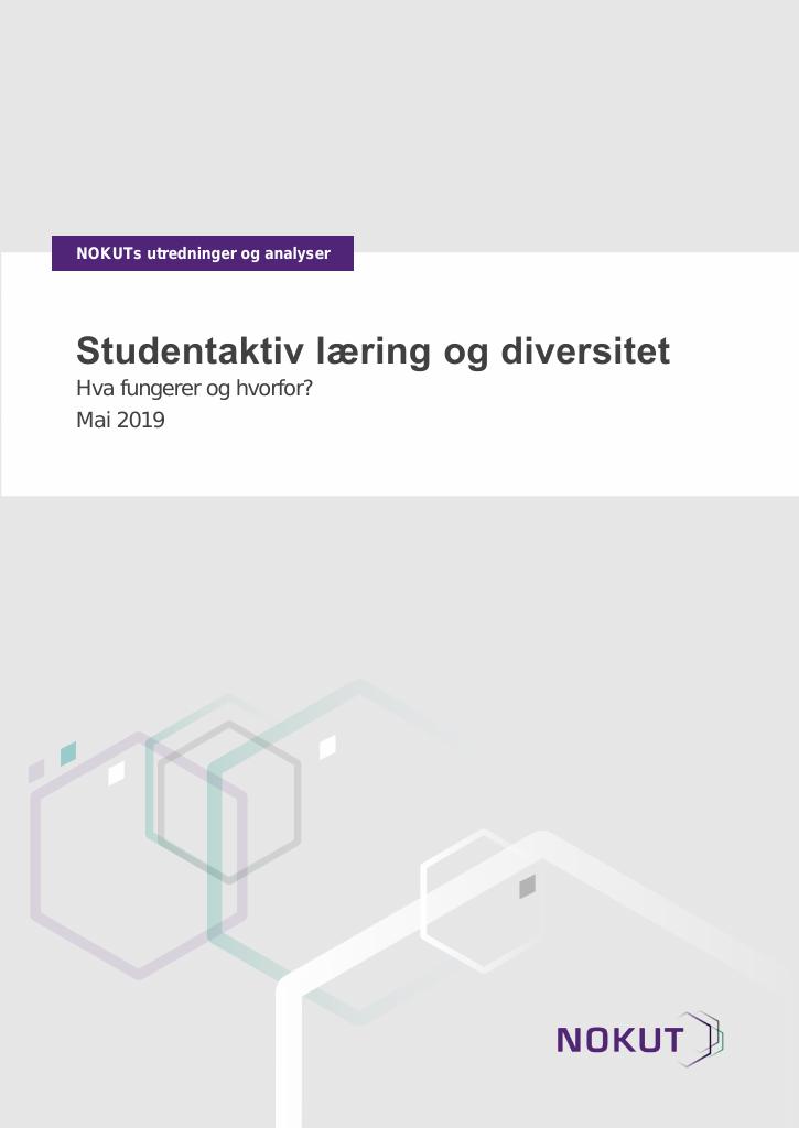 Forsiden av dokumentet Studentaktiv læring og diversitet