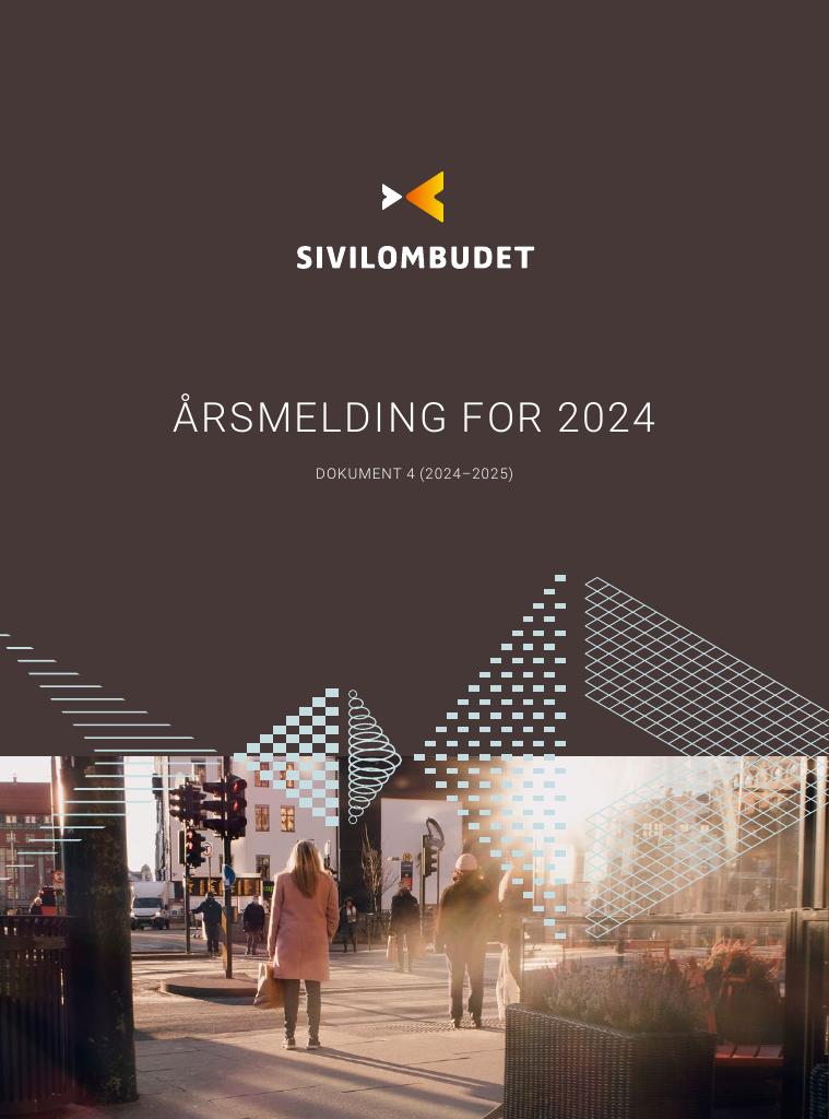 Forsiden av dokumentet Årsrapport Sivilombudet 2024