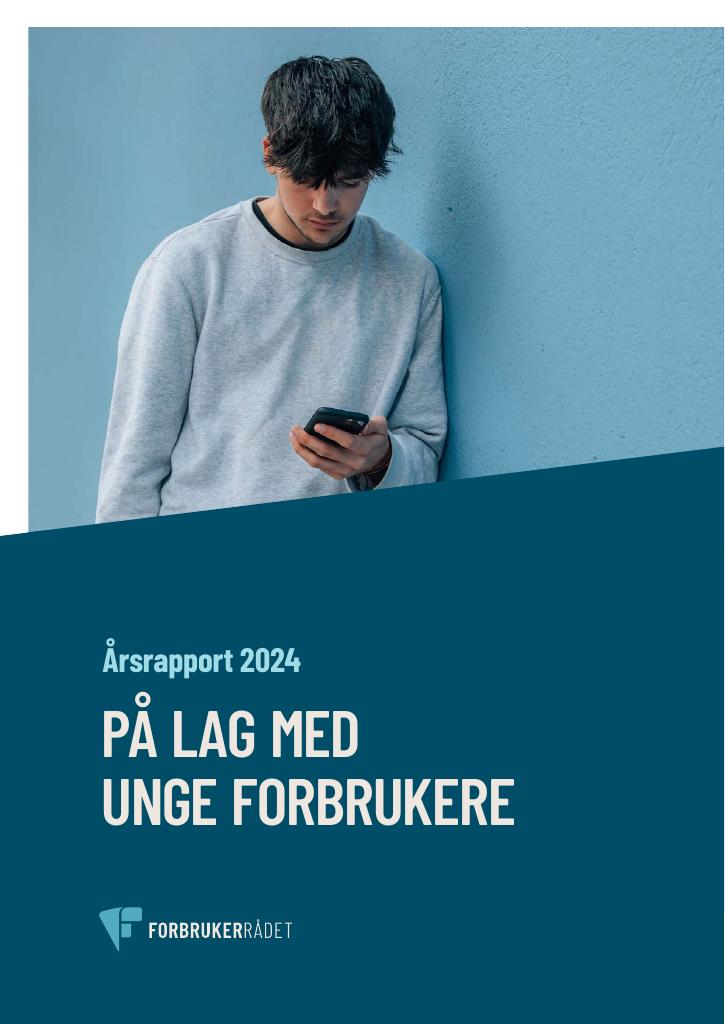 Forsiden av dokumentet Årsrapport Forbrukerrådet 2024