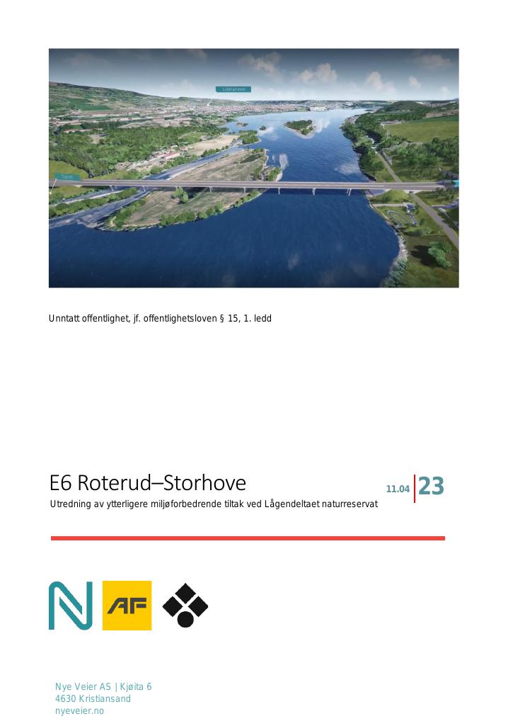 Forsiden av dokumentet E6 Roterud–Storhove