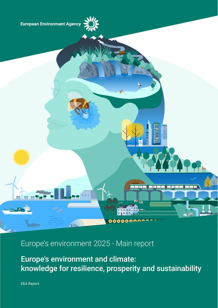 Forsiden av dokumentet Europe's environment 2025 - Main report
