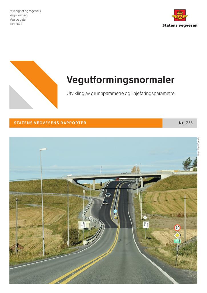 Forsiden av dokumentet Vegutformingsnormaler