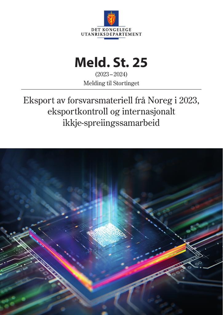 Forsiden av dokumentet Meld. St. 25 (2023–2024)