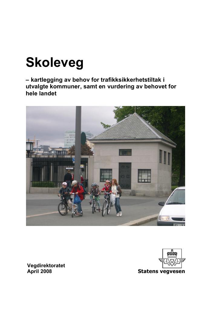 Forsiden av dokumentet Skoleveg