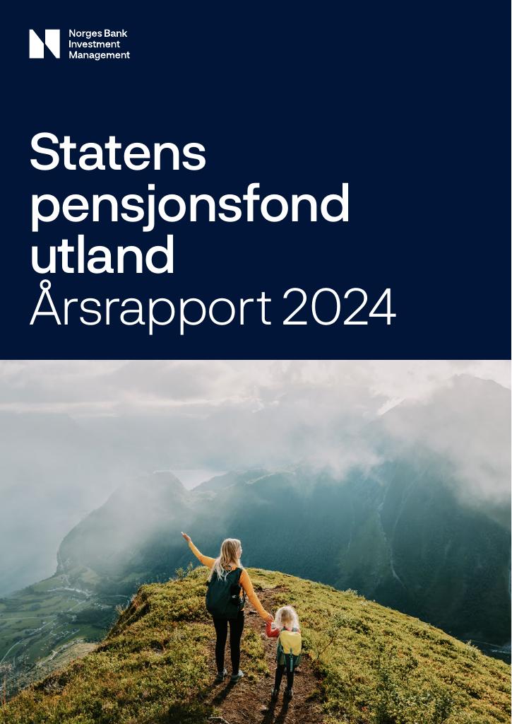 Forsiden av dokumentet Statens pensjonsfond utland Årsrapport 2024