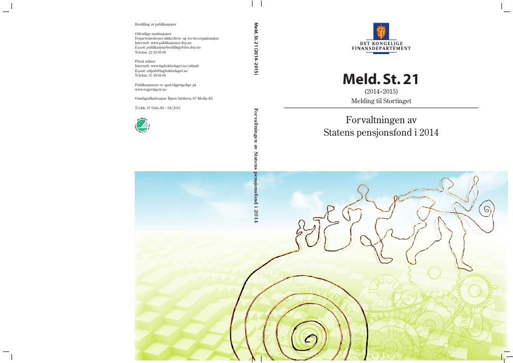 Forsiden av dokumentet Meld. St. 21 (2014–2015)