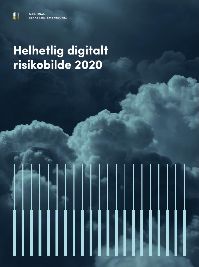 Forsiden av dokumentet Helhetlig digitalt risikobilde 2020