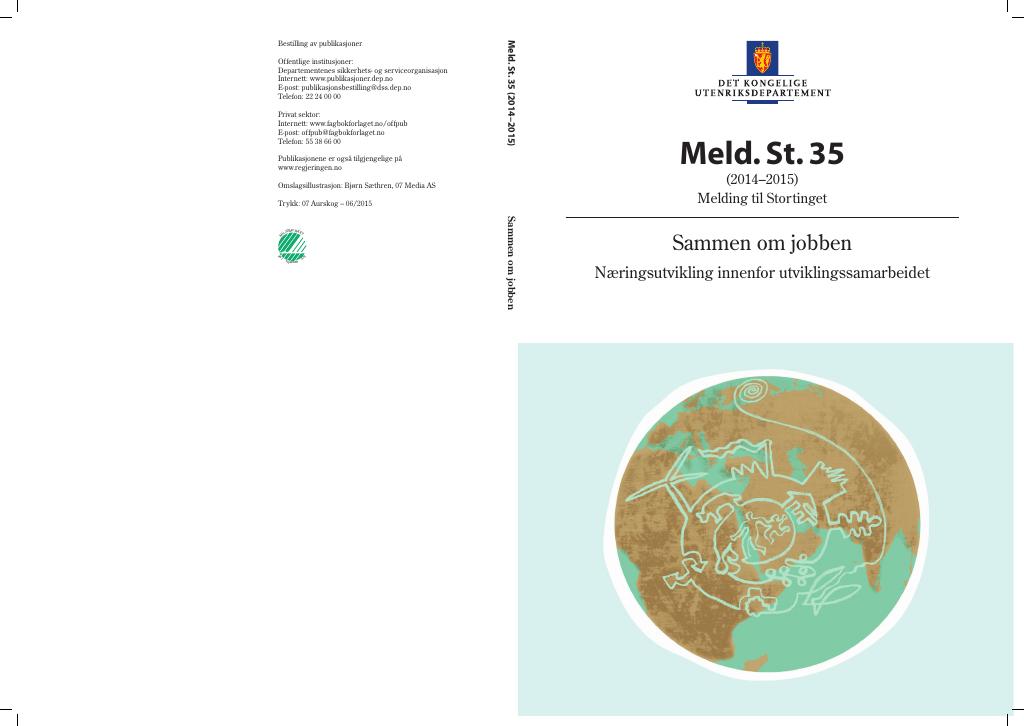 Forsiden av dokumentet Meld. St. 35 (2014–2015)