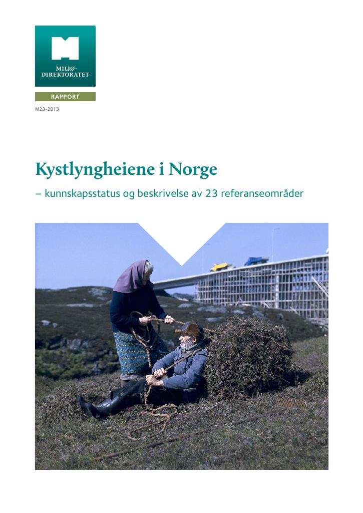 Forsiden av dokumentet Kystlyngheiene i Norge