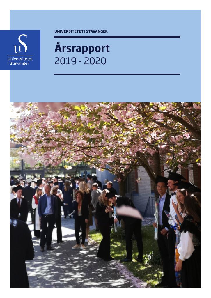 Forsiden av dokumentet Årsrapport Universitetet i Stavanger 2019