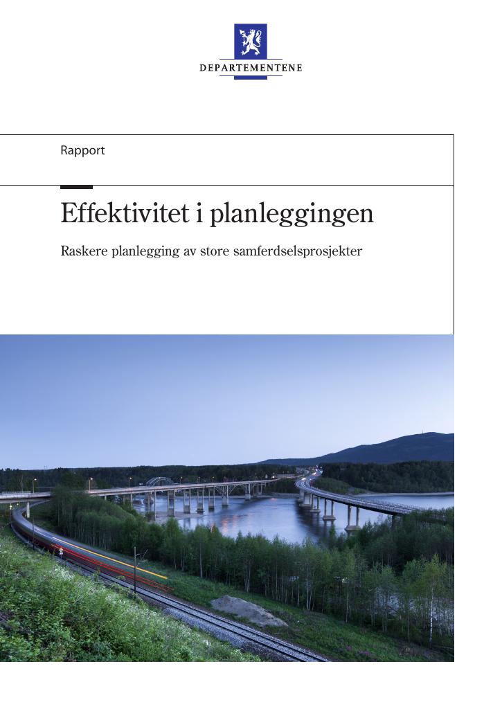 Forsiden av dokumentet Effektivitet i planleggingen