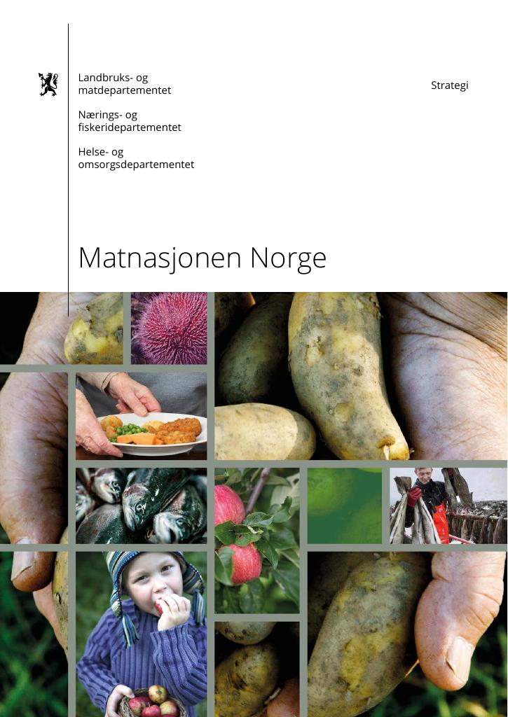 Forsiden av dokumentet Matnasjonen Norge