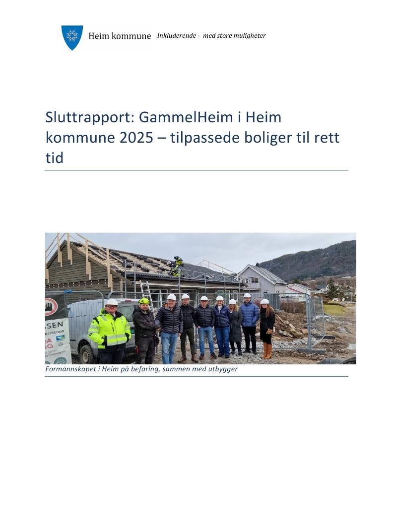 Forsiden av dokumentet Inkluderende - med store muligheter