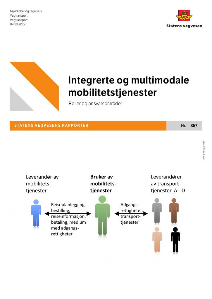 Forsiden av dokumentet Integrerte og multimodale mobilitetstjenester