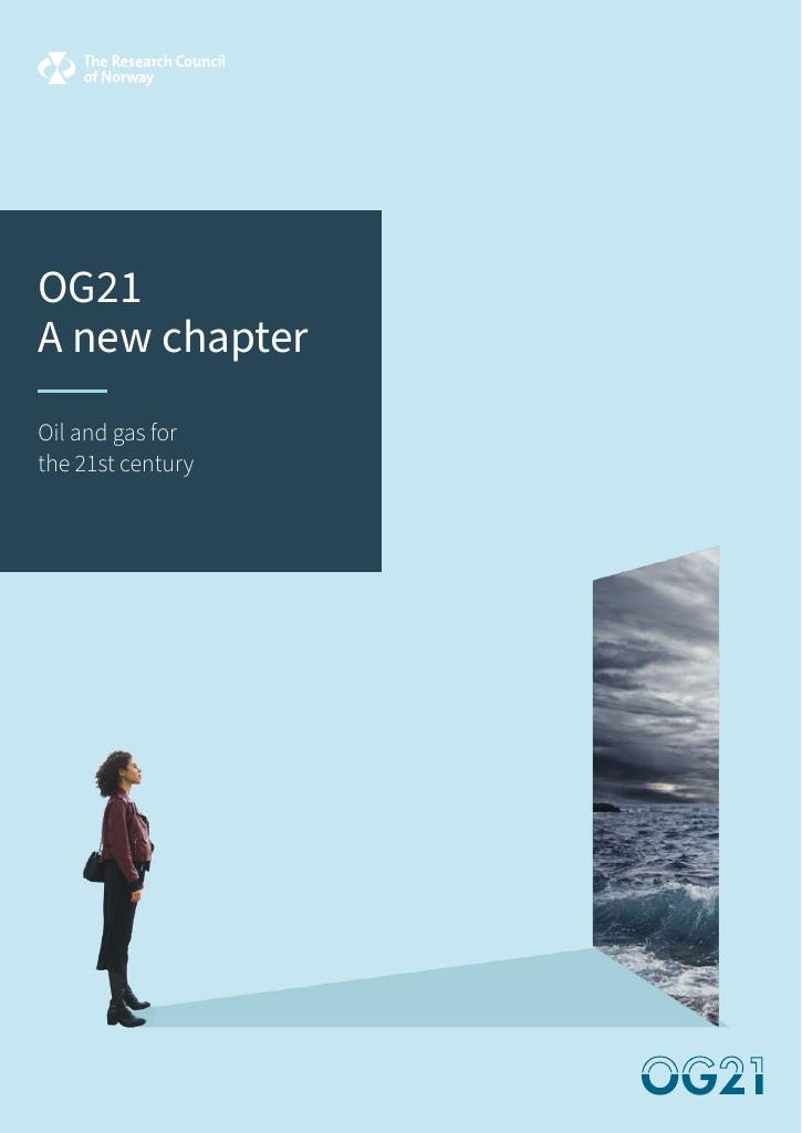 Forsiden av dokumentet OG21 A new chapter : Oil and gas for the 21st century