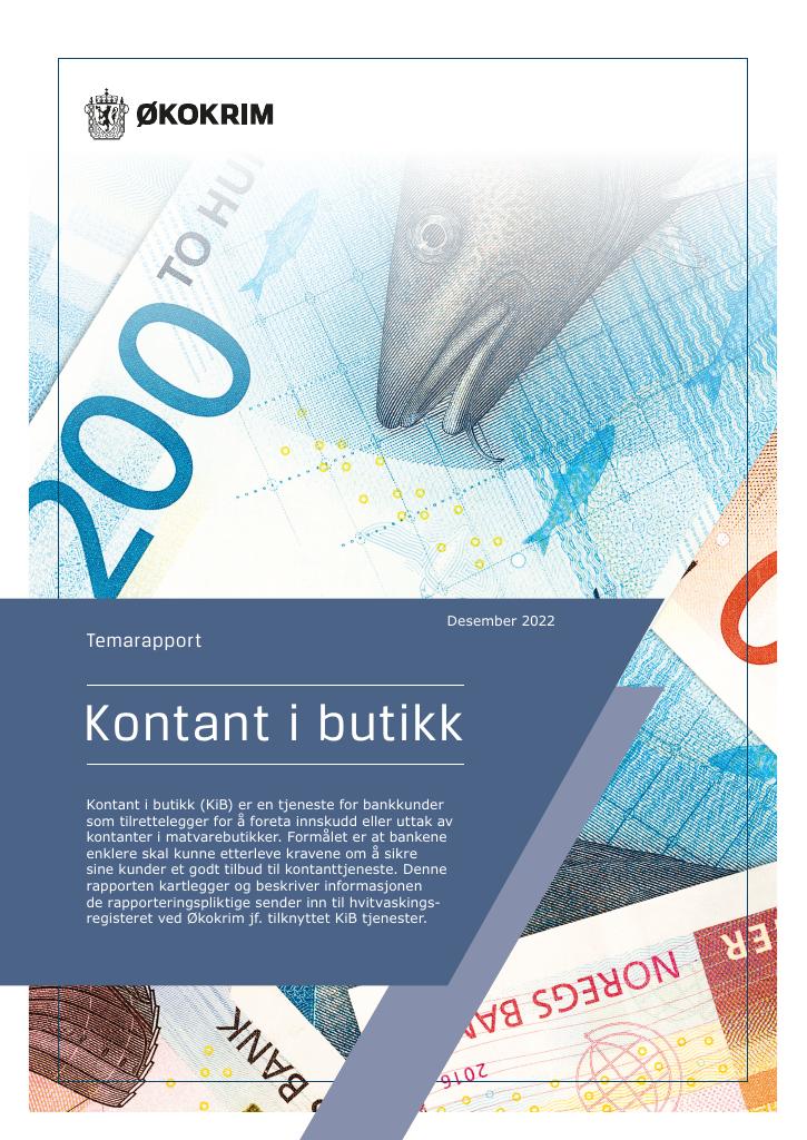Forsiden av dokumentet Kontant i butikk
