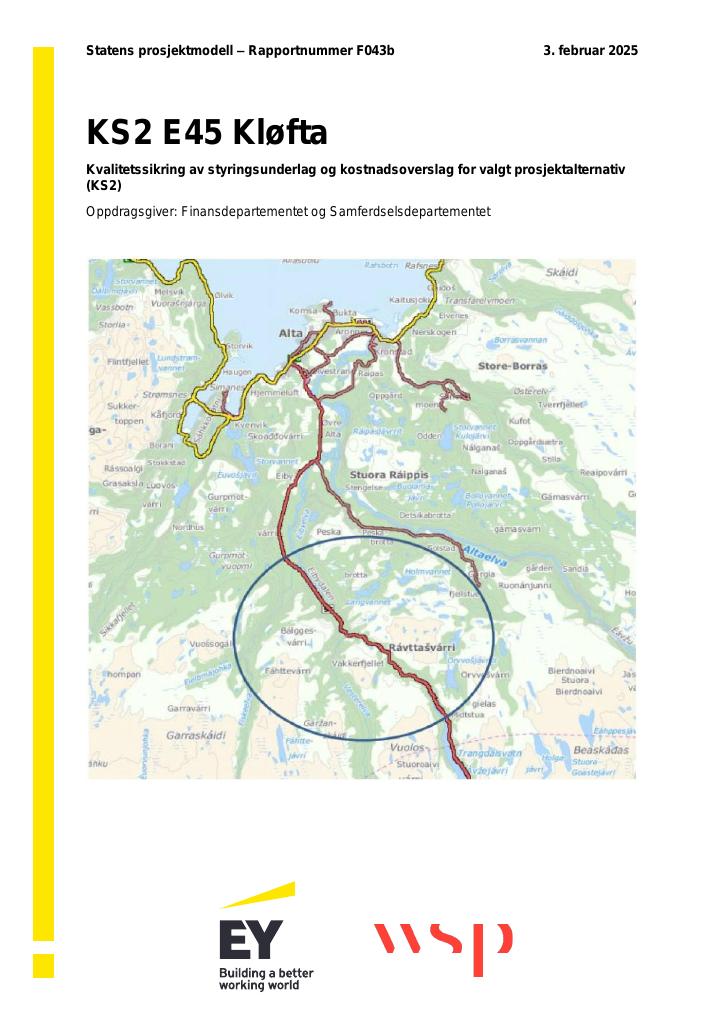 Forsiden av dokumentet KS2 -  E45 Kløfta