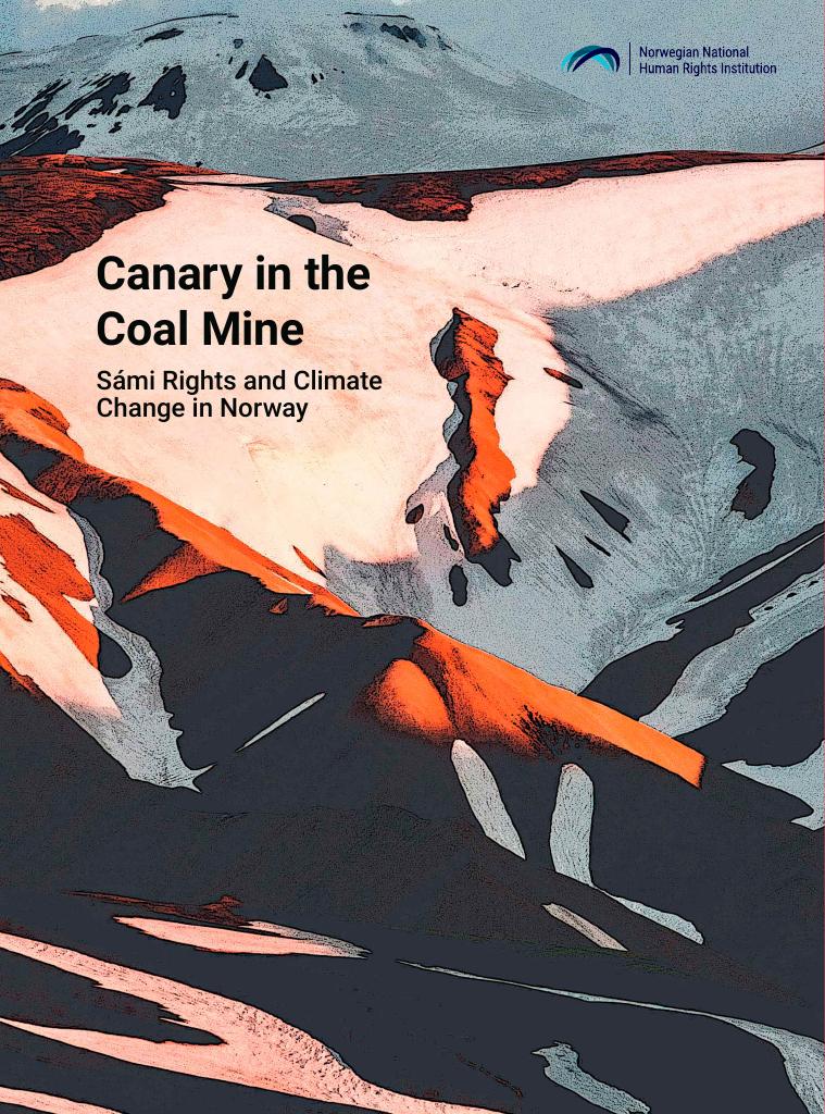 Forsiden av dokumentet Canary in the Coal Mine - Sámi Rights and Climate Change in Norway