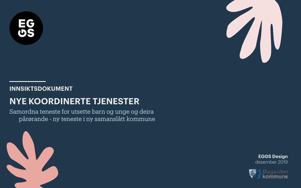 Forsiden av dokumentet Stimulab: Samordna teneste for utsette  barn og unge og deira pårørande – ny teneste i ny samanslått kommune 