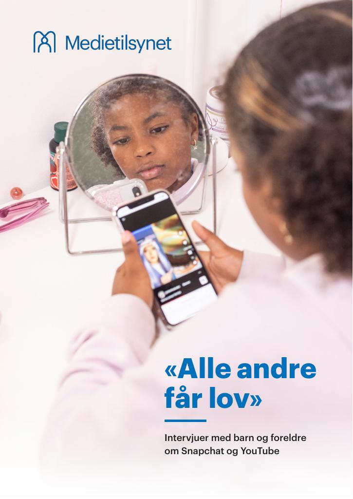 Forsiden av dokumentet «Alle andre får lov»