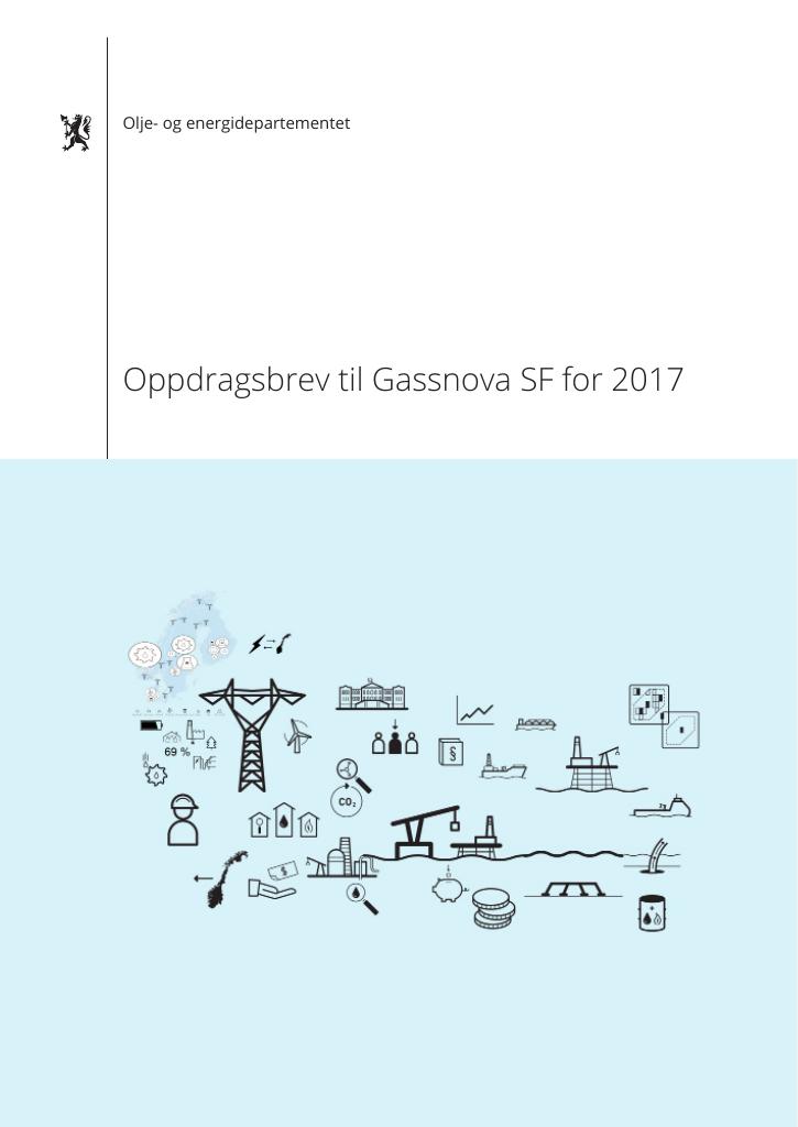 Forsiden av dokumentet Oppdragsbrev