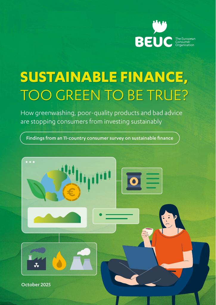Forsiden av dokumentet Sustainable Finance, Too Green to Be True?