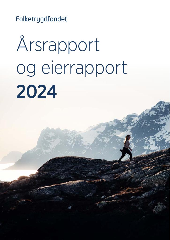 Forsiden av dokumentet Årsrapport  og eierrapport Folketrygdfondet 2024