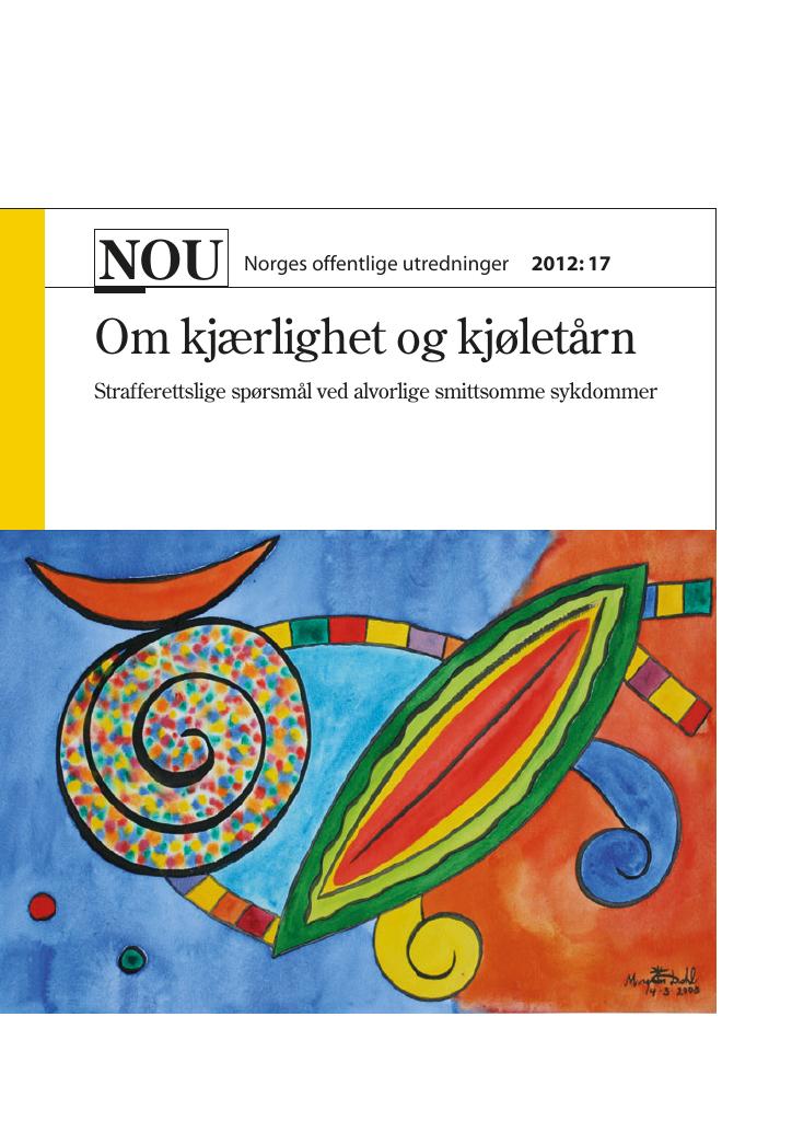 Forsiden av dokumentet NOU 2012: 17 - Om kjærlighet og kjøletårn