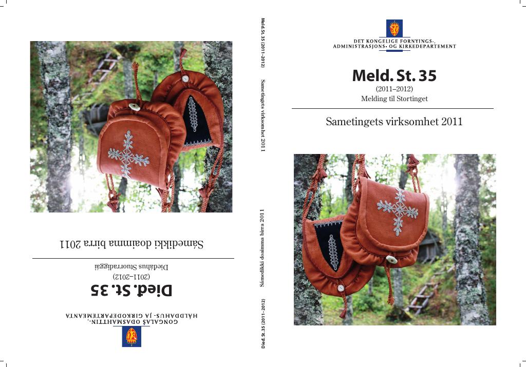 Forsiden av dokumentet Meld. St. 35 (2011–2012)