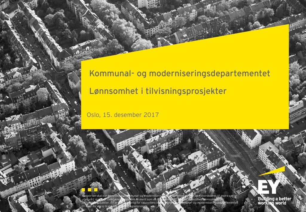 Forsiden av dokumentet Lønnsomhet i tilvisningsprosjekt