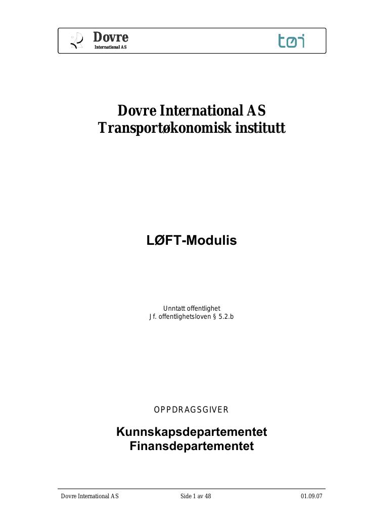 Forsiden av dokumentet LØFT Modulis ny IKT løsning