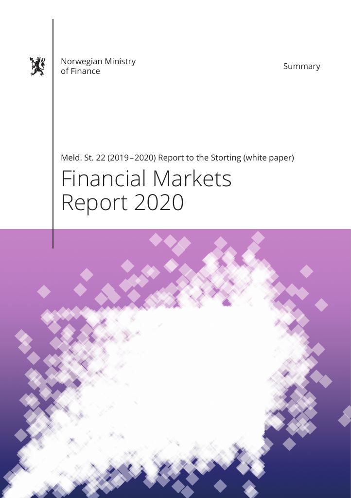 Forsiden av dokumentet Meld. St. 22 (2019–2020)