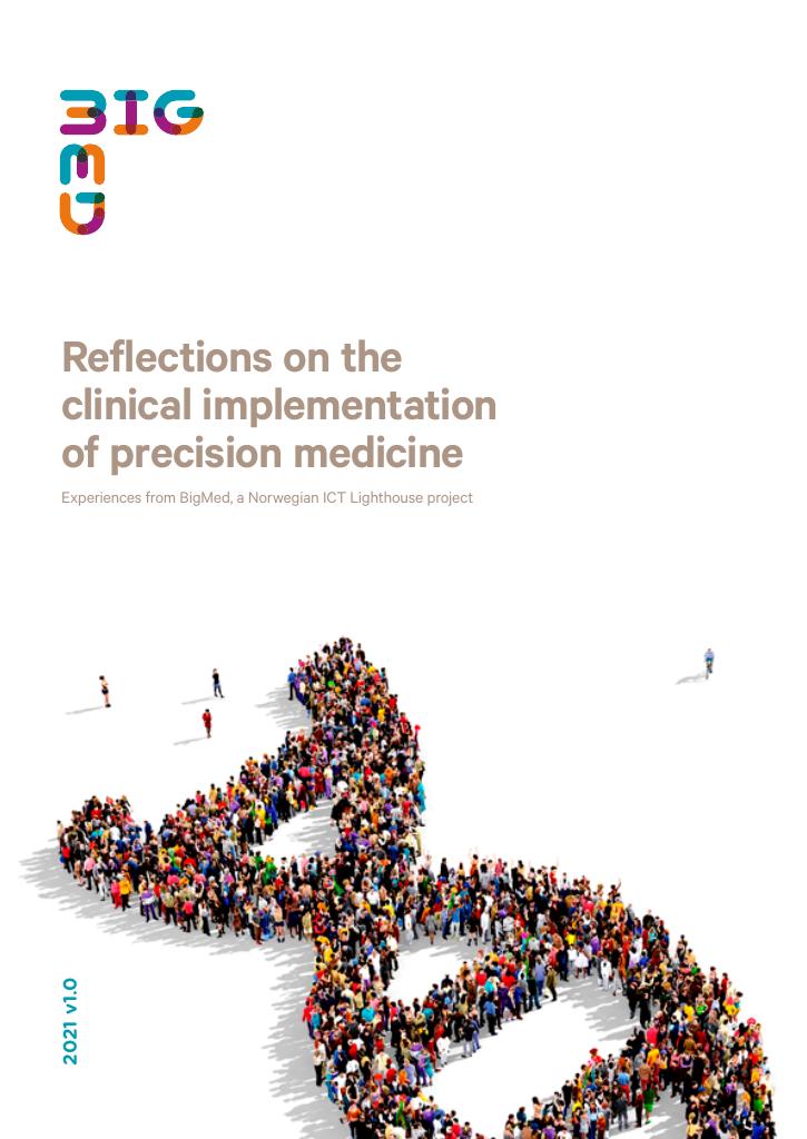 Forsiden av dokumentet Reflections on the clinical implementation of precision medicine : Experiences from BigMed, a Norwegian ICT Lighthouse project