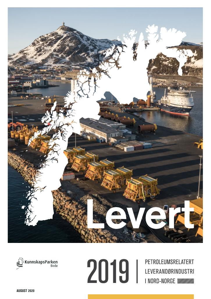 Forsiden av dokumentet Levert 2019 : Petroleumsrelatert leverandørindustri i Nord-Norge