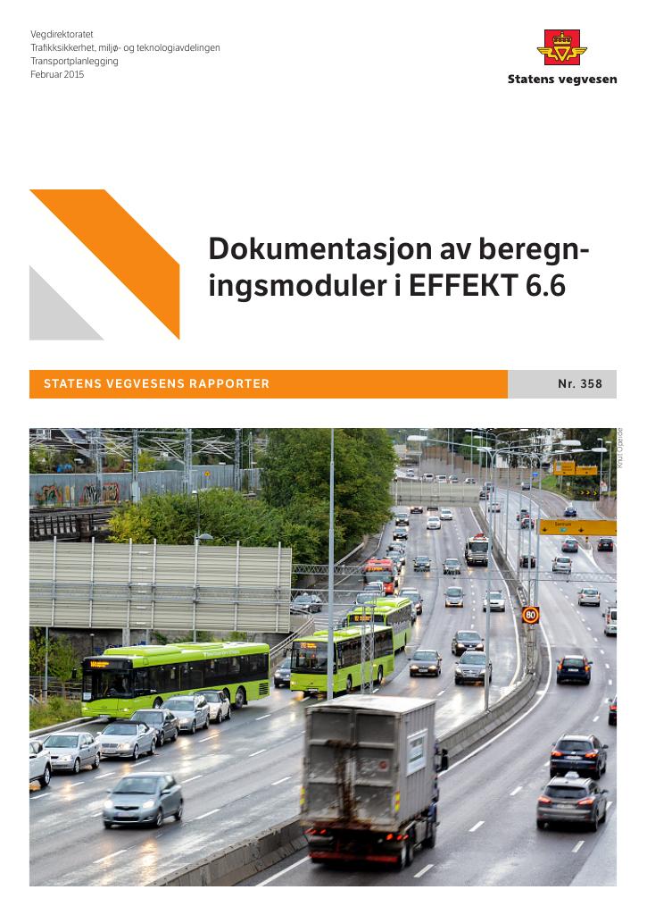 Forsiden av dokumentet Dokumentasjon av beregningsmoduler i EFFEKT 6.6