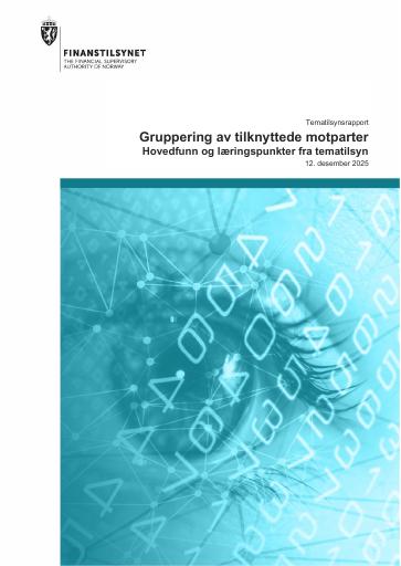 Forsiden av dokumentet Tematilsynsrapport