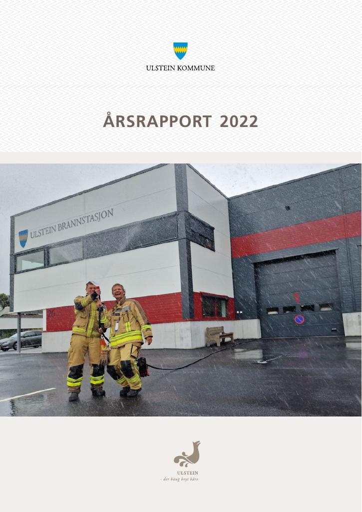 Forsiden av dokumentet Årsrapport Ulstein kommune 2022