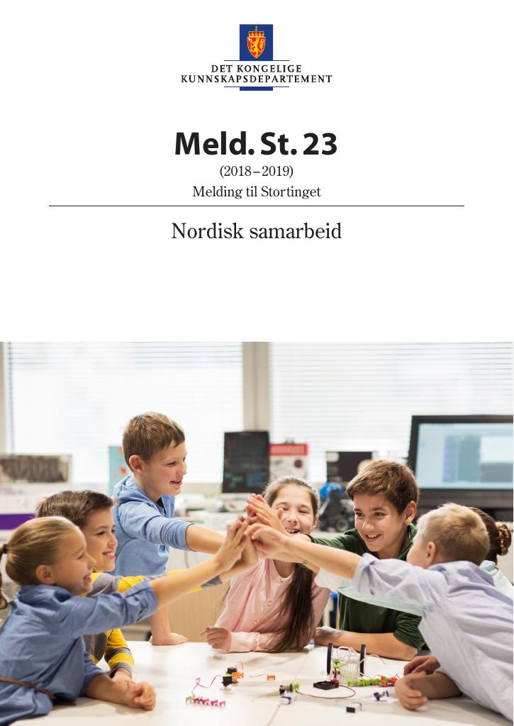 Forsiden av dokumentet Meld. St. 23 (2018–2019)